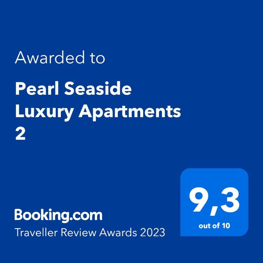 Pearl Seaside Luxury Apartments 2 Chrissi Akti Chania Exterior foto